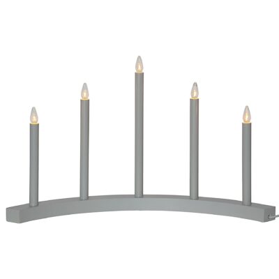 Star trading Accent ljusstake 5 ljuskällor, grå