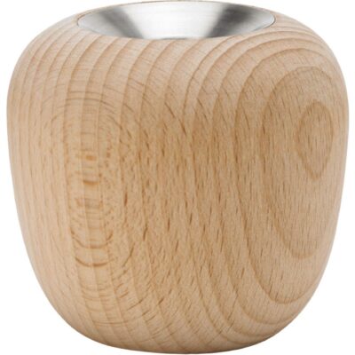 Stelton liten ljusstake, bokträ