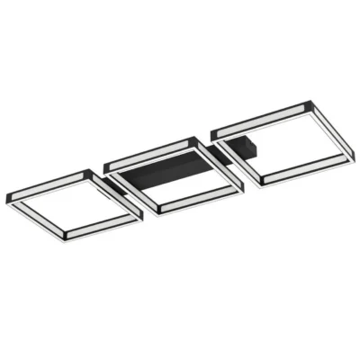 Taklampa Eglo Altaflor 1000x315 mm Svart Vit - Svart