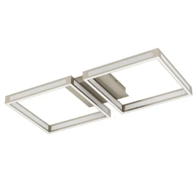 Taklampa Eglo Altaflor 650x300 mm Nickel-Matt Vit - Vit