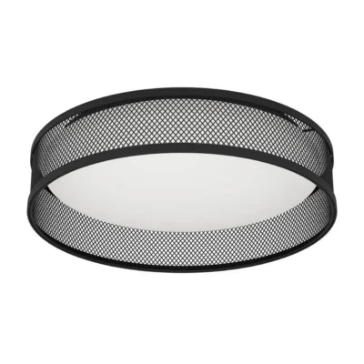Taklampa Eglo Luppineria Ø385 mm Svart Vit - Svart