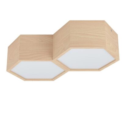Taklampa Eglo Mirlas med 2 Lampor - Vit/Brun