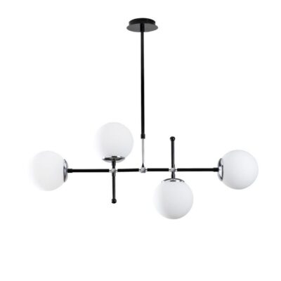 Taklampa Narwani Ulamere Svart / Vit - Svart/Vit