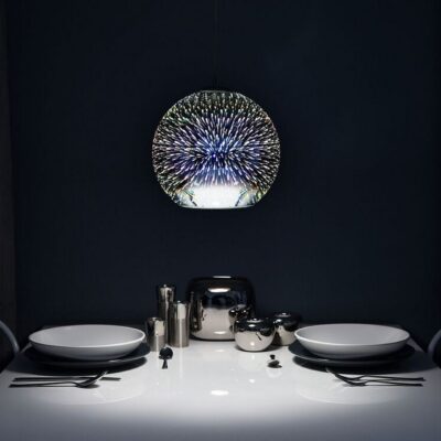 Taklampa Sessera 15 cm - Silver