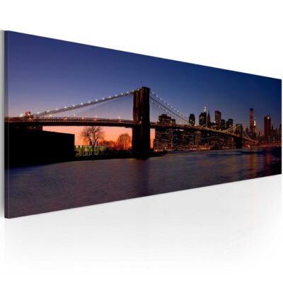 Tavla Brooklyn Bridge Panorama 135x45 cm -