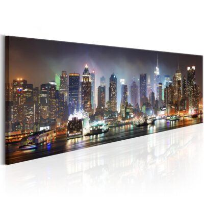 Tavla White Reflections In New York 135x45 cm -