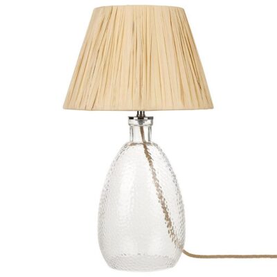 Tila Bordslampa 54 cm E27 - Transparent/Natur