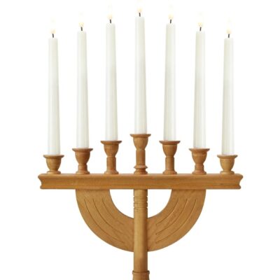 Torpa Adventsljusstake Brun Batteridriven