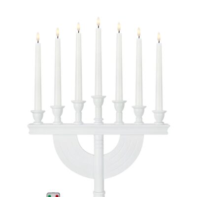 Torpa Adventsljusstake Vit Batteridriven