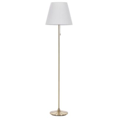 Toryl Golvlampa 148 cm - Mässing/Vit