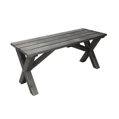 Utomhusbänk Scottsdale - Shabby Chic Grå, 100 cm