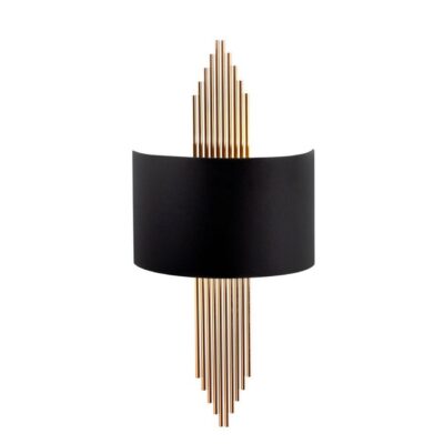 Vägglampa Grelon Svart / Koppar - Svart / Koppar