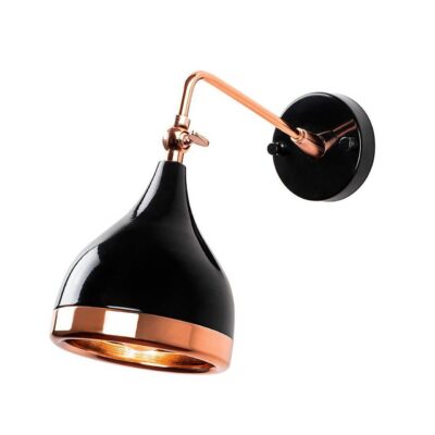 Vägglampa Soodz Svart / Koppar - Svart / Koppar