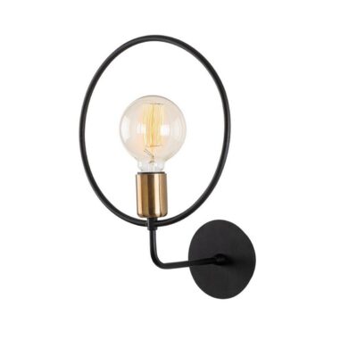Vägglampa Sufia svart - Svart