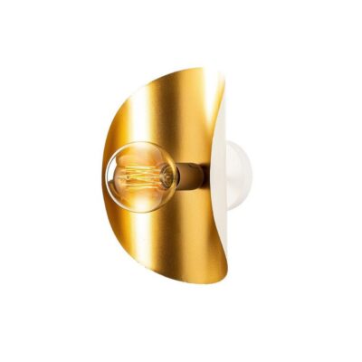 Vägglampa Sugana Vira Vit / Rany - Guld/Vit