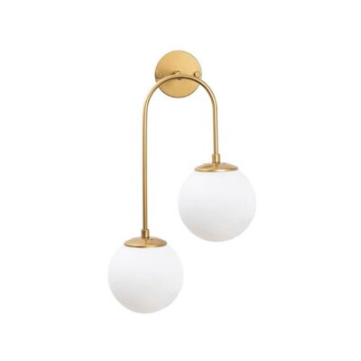 Vägglampa Thalara Två Glansig Rany - Guld