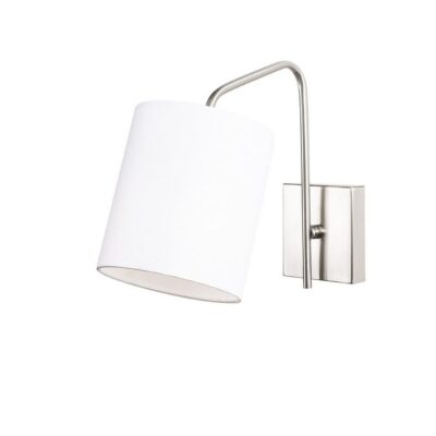 Vägglampa Ve Nickel / Vit - Vit