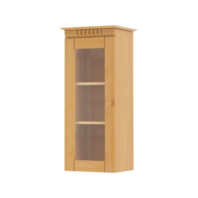 Väggskåp Cubrix 1 Dörr Betsat/Vax Glas, Glasdörr - Betsat/Vax Glas, Glasdörr