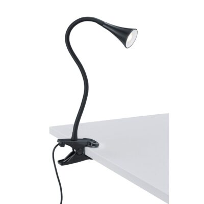 Viper LED klämlampa svart - Vit