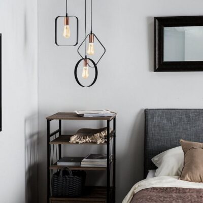 Vomano Taklampa 25 cm - Svart