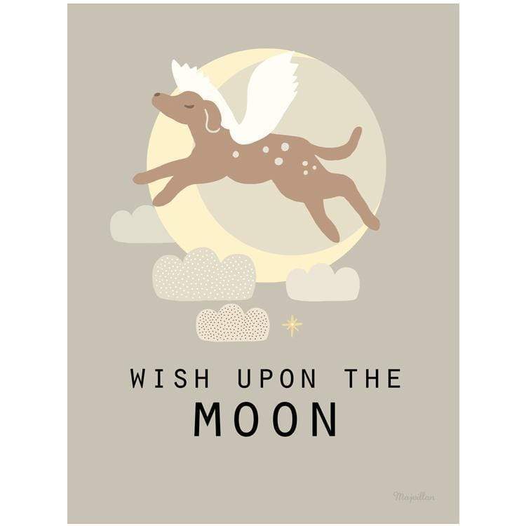 WISH UPON THE MOON Poster 30×40 cm