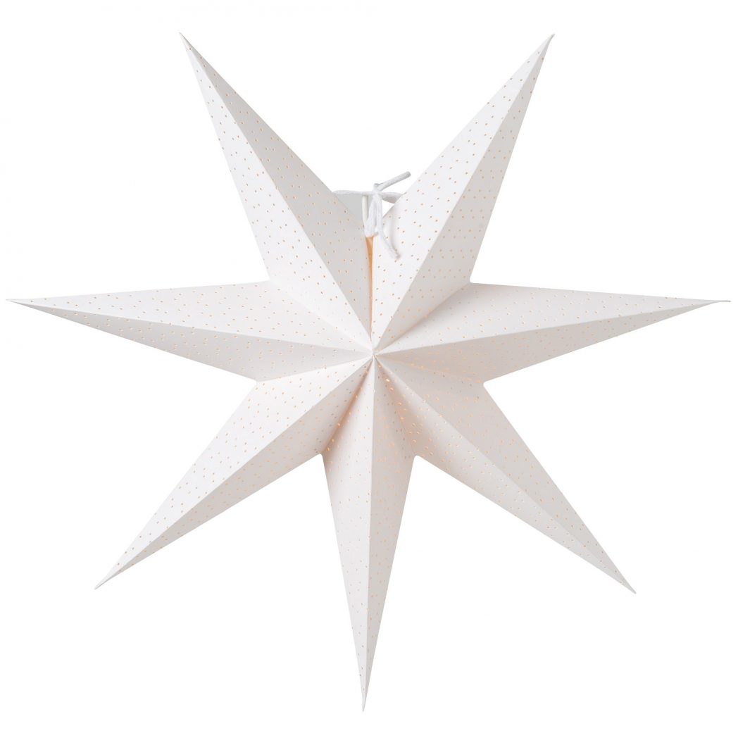 Watt & Veke Aino julstjärna, 44 cm, vit